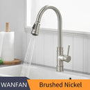DecorBites™ Black Single Handle Pull Out Kitchen Faucet Swivel 360° Water Mixer Tap
