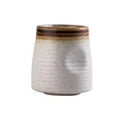 Black speckled ceramic wine sake set with heater for dining room