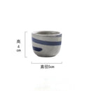 Black speckled ceramic wine sake set with heater for dining room