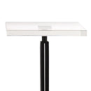 Black Marble Metal Table With Pedestal Base