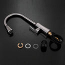 Black stream handle matte black pull out faucet kitchen tap