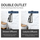Black stream handle matte black pull out faucet kitchen tap