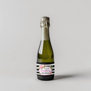 Black Striped Baby Shower Mini Champagne Split Label