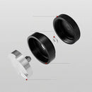 Black textured espresso tamper kitchen gravity powder tool