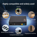 Black textured mini ups backup battery office router power supply