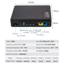 Black textured mini ups backup battery office router power supply