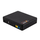 Black textured mini ups backup battery office router power supply