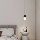 DecorBites™ Black Travertine LED Hanging Pendant Light - Nordic Modern Home Decor