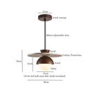 DecorBites™ Black Travertine LED Hanging Pendant Light - Nordic Modern Home Decor