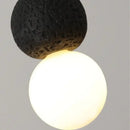 DecorBites™ Black Travertine LED Hanging Pendant Light - Nordic Modern Home Decor