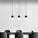 DecorBites™ Black Travertine LED Hanging Pendant Light - Nordic Modern Home Decor