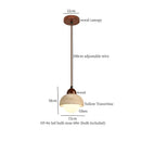 DecorBites™ Black Travertine LED Hanging Pendant Light - Nordic Modern Home Decor