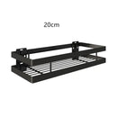 DecorBites™ Black SUS 304 Bathroom Shelf Shower Storage Basket Holder for Shampoo & Bath Essentials