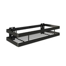 DecorBites™ Black SUS 304 Bathroom Shelf Shower Storage Basket Holder for Shampoo & Bath Essentials