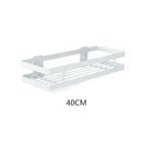 DecorBites™ Black SUS 304 Bathroom Shelf Shower Storage Basket Holder for Shampoo & Bath Essentials