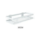 DecorBites™ Black SUS 304 Bathroom Shelf Shower Storage Basket Holder for Shampoo & Bath Essentials