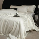 Black velvet lyocell eucalyptus fiber bedding set bedroom luxury soft