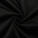 DecorBites™ Black Velvet Tassel Fringe Throw Pillow Cover for Bed Sofa Couch