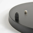 Black & white 3 head pendant light base canopy plate dining room