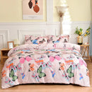Black & white branch flower duvet cover set bedroom bedding