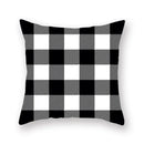 Black white & gold geometric star stripe print pillowcase bedroom decor
