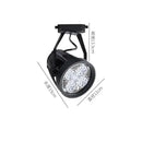 Black & white metallic cob ceiling spotlight 4 led living room light