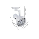 Black & white metallic cob ceiling spotlight 4 led living room light