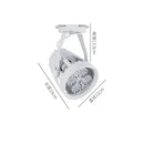Black & white metallic cob ceiling spotlight 4 led living room light