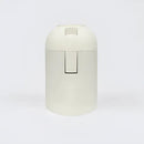 Black & white plastic lamp holder socket for living room luminaire