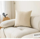 Black & white striped knitted crochet cushion cover living room