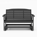 SimplyPoly Amish Made Classic Recycled Plastic Porch Glider