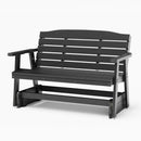 SimplyPoly Amish Made Classic Recycled Plastic Porch Glider