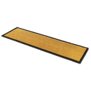 Black Border Coir Doormat