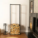 Firewood Rack with Bottom Plate