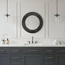 Gold Round Wall Mirror - Handmade Brass Bathroom Mirror