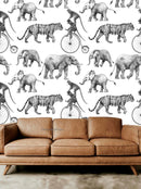 Cute Safari Animals Wallpaper - Nursery Wall Decor Wallpapers