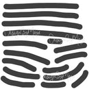 Lines Stripes Decals - Fabric Nursery Wall Art Decals