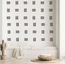 Lines Stripes Decals - Fabric Nursery Wall Art Decals