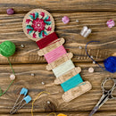 Blank for embroidery with thread on wood FLHW-005