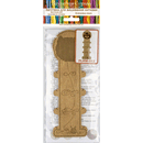 Blank for embroidery with thread on wood FLHW-012