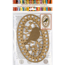 Blank for embroidery with thread on wood FLHW-014