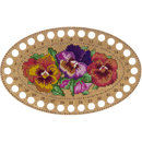 Blank for embroidery with thread on wood FLHW-015