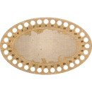 Blank for embroidery with thread on wood FLHW-015