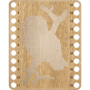 Blank for embroidery with thread on wood FLHW-016