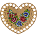 Blank for embroidery with thread on wood FLHW-017