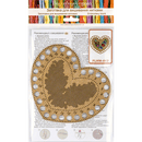 Blank for embroidery with thread on wood FLHW-017