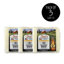 Boulevard Unfiltered Wheat Cheddar Cheese Block | Pack of 3 | 8 oz | Jisa's Farmstead Cheese