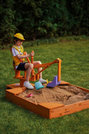 Blippi Excavator Ride-On Toy for Kids | Sandbox Digger with 360° Swivel Seat (Sandbox Not Included)