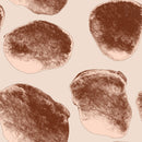 Voguish Brown Pattern Wallpaper Tasteful