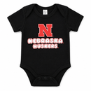 Nebraska Huskers N Onesie | Black | Multiple Sizes | Lou's Sporting Goods | 25N5IC
